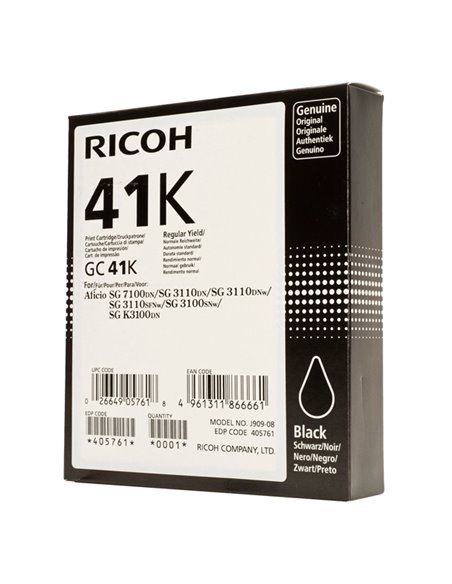 CARTUCCIA INK NERO PER SG3110DN/DNW 405761 405761 RICOH TONER FOTOCOPIATORI