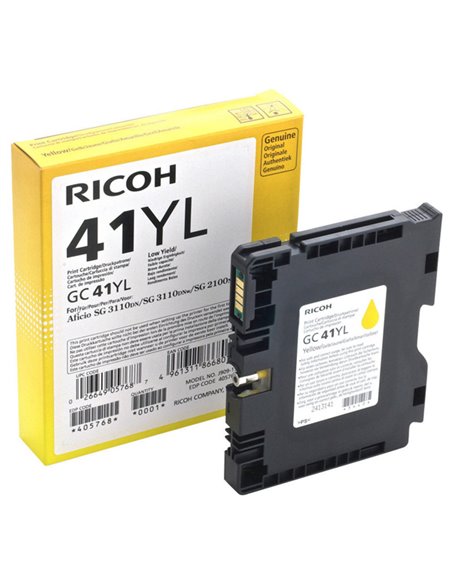 CARTUCCIA INK GIALLO PER SG2100N SG3110DN/DNW 405768 405768 RICOH TONER FOTOCOPIATORI