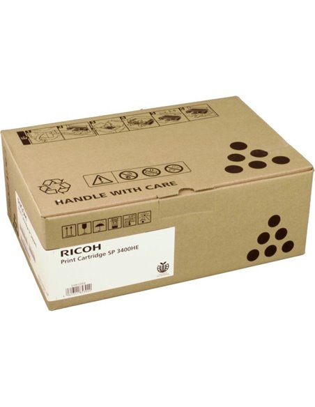 TONER ALL IN ONE NERO TYPE SP3400HE ALTA CAPACITA' 407648 407648 RICOH PRODOTTI PER FAX