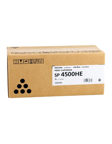 TONER NERO SP 4510DN - SP 4510SF TYPE SP 4500HE 407318 407318 RICOH TONER FOTOCOPIATORI