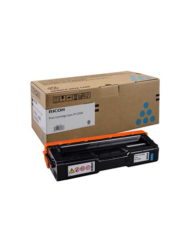TONER CIANO SPC250DN - SPC250SF TYPE SPC250E 407544 407544 RICOH TONER FOTOCOPIATORI