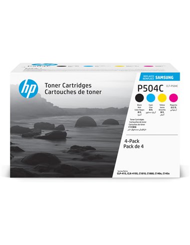 Hp/Samsung Confezione da 4 cartucce toner nero/ciano/magenta/giallo CLT-P504C SU400A SAMSUNG PRODOTTI VARI