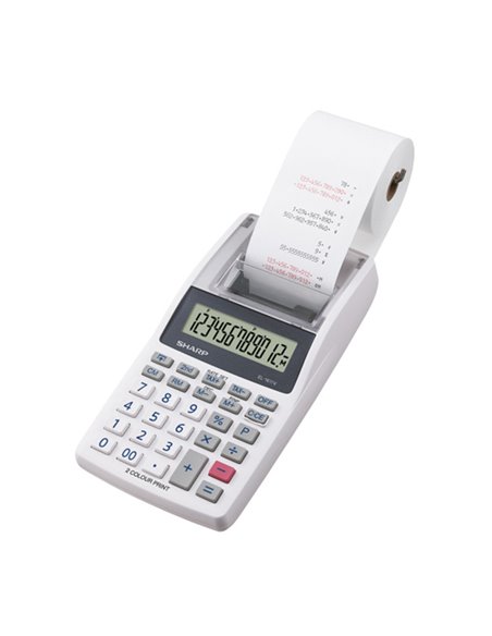 MINI CALCOLATRICE SCRIVENTE EL 1611V SHARP 12CIFRE SH-EL1611V SHARP DA TAVOLO SCRIVENTI