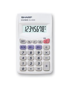 CALCOLATRICE EL 233SB 8 CIFRE TASCABILE SHARP EL233SB