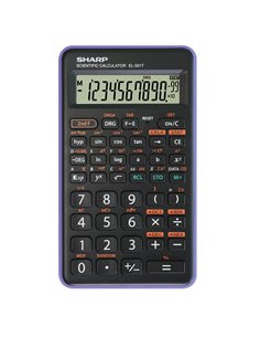 CALCOLATRICE SCIENTIFICA EL 501TB SHARP VIOLA EL501TBVL VIOLA SHARP SCIENTIFICHE-GRAFICHE