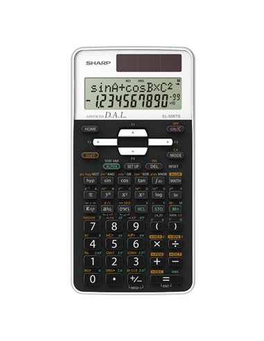CALCOLATRICE SCIENTIFICA BIANCO EL 506TS- SHARP EL506TSBWH SHARP SCIENTIFICHE-GRAFICHE
