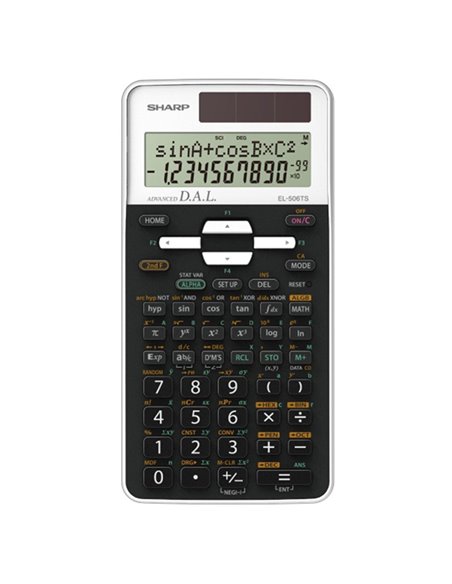 CALCOLATRICE SCIENTIFICA BIANCO EL 506TS- SHARP EL506TSBWH SHARP SCIENTIFICHE-GRAFICHE