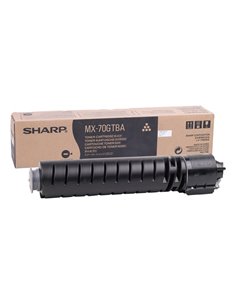 TONER NERO MX-5500N / MX-6200N / MX-7000N MX70GTBA SHARP TONER FOTOCOPIATORI