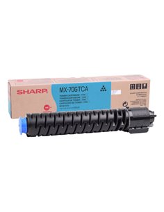 TONER CIANO MX 6201N 7001N MX70GTCA SHARP TONER FOTOCOPIATORI