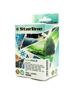 CARTUCCIA INK NERO PER PRINT C/HP N. 62 JRHP62XLB STARLINE INKJET COMPATIBILI