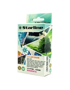 CARTUCCIA INK MAGENTA PER PRINT C/BROTHER LC1000M LC970M JNBR1000M STARLINE INKJET COMPATIBILI