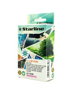 CARTUCCIA INK MAGENTA PER PRINT C/BROTHER LC 123M JNBR123M STARLINE INKJET COMPATIBILI
