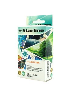 CARTUCCIA INK NERO PER PRINT C/BROTHER LC 127X BK JNBR127B STARLINE INKJET COMPATIBILI