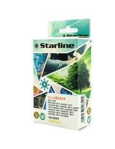 CARTUCCIA INK GIALLO PER PRINT C/BROTHER LC-223Y JNBR223Y STARLINE INKJET COMPATIBILI