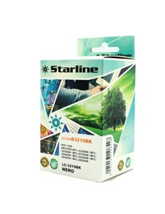 CARTUCCIA INK NERO PER PRINT C/BROTHER LC3219XLBK JNBR3219B STARLINE INKJET COMPATIBILI