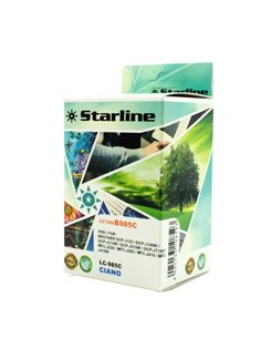 CARTUCCIA INK CIANO PER PRINT C/BROTHER DCP-J315W JNBR985C STARLINE INKJET COMPATIBILI
