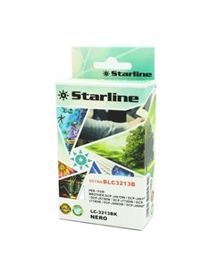 CARTUCCIA INK NERO PER PRINT C/BROTHER LC-3213BK JNBR3213B STARLINE INKJET COMPATIBILI