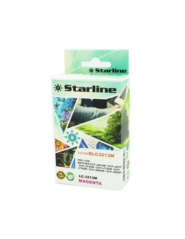 CARTUCCIA INK MAGENTA PER PRINT C/BROTHER LC-3213M JNBR3213M STARLINE INKJET COMPATIBILI