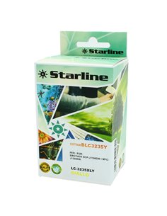 CARTUCCIA INK GIALLO PER PRINT C/BROTHER LC-3235XLY JNBR3235Y STARLINE INKJET COMPATIBILI
