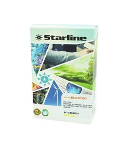 CARTUCCIA INK GIALLO PER PRINT C/BROTHER LC-3239XLY JNBR3239Y STARLINE INKJET COMPATIBILI
