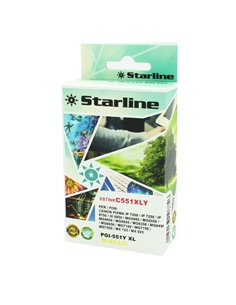 CARTUCCIA GIALLO PER PRINT C/CANON CLI 551XL JNCA551Y STARLINE INKJET COMPATIBILI