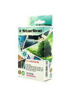 CARTUCCIA INK MAGENTA PER PRINT C/CANON CLI521M JNCA521M STARLINE INKJET COMPATIBILI