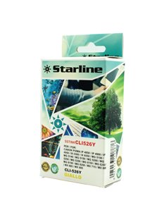 CARTUCCIA INK GIALLO PER PRINT C/CANON CLI526Y JNCA526Y STARLINE INKJET COMPATIBILI