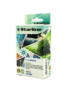 CARTUCCIA INK CIANO PER PRINT C/EPSON T0612 JNEP61C STARLINE INKJET COMPATIBILI