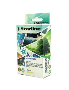 CARTUCCIA INK GIALLO PER PRINT C/EPSON T0614 JNEP61Y STARLINE INKJET COMPATIBILI