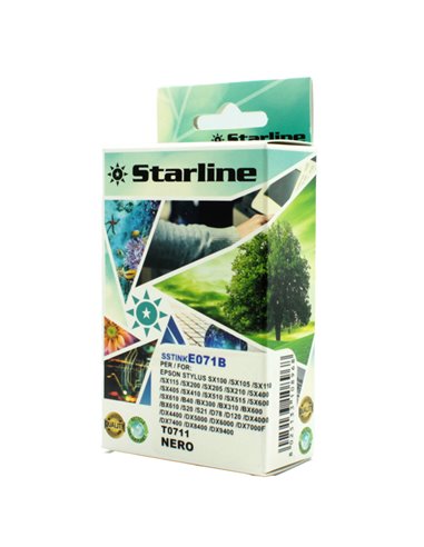 CARTUCCIA INK NERO PER C/EPSON T0711 T0891 STYLUS D78 STYLUS S20 JNEP71B