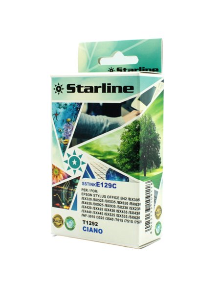 CARTUCCIA INK CIANO PER PRINT C/EPSON T1292 STYLUS SX 420W JNEP129C