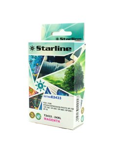 CARTUCCIA INK MAGENTA PER PRINT C/EPSON T2433 JNEP24M STARLINE INKJET COMPATIBILI