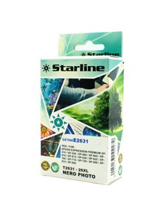 CARTUCCIA INK NERO PHOTO PER PRINT C/EPSON T2631 JNEP26PB STARLINE INKJET COMPATIBILI