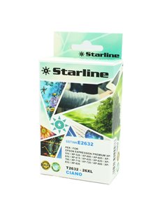 CARTUCCIA INK CIANO PER PRINT C/EPSON T2632 JNEP26C STARLINE INKJET COMPATIBILI