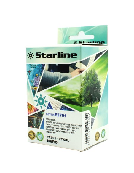 CARTUCCIA INK NERO PER PRINT C/EPSON T2791 JNEP2791B STARLINE INKJET COMPATIBILI