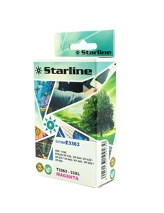 CARTUCCIA INK MAGENTA PER PRINT C/EPSON 33XL T3363 JNEP33M STARLINE INKJET COMPATIBILI
