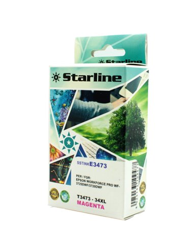 Cartuccia Ink magenta per Print C/Epson T3473 JNEP34M STARLINE INKJET COMPATIBILI