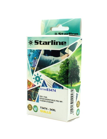 Cartuccia Ink giallo per Print C/Epson T3474 JNEP34Y STARLINE INKJET COMPATIBILI