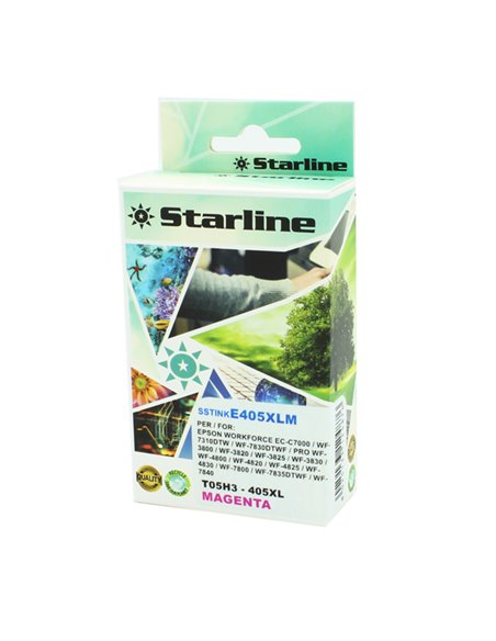 Cartuccia ink compatibile Magenta per Epson 405XL 18ml JNEP405M STARLINE INKJET COMPATIBILI