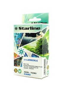CARTUCCIA INCHIOSTRO CIANO PER 502XL BINOCOLO JNEP502C STARLINE INKJET COMPATIBILI
