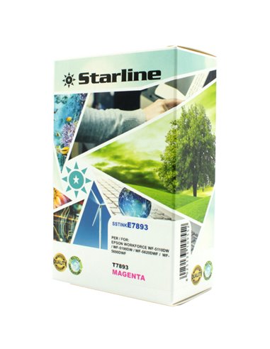 CARTUCCIA INK MAGENTA PER PRINT C/EPSON T7893 JNEP7893M STARLINE INKJET COMPATIBILI