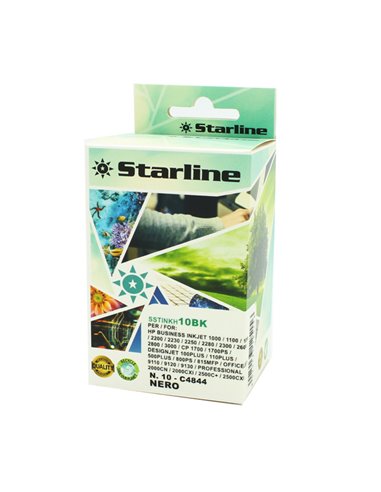 Starline Cartuccia ink per Hp N.10 NERO 69ML JRHP10B