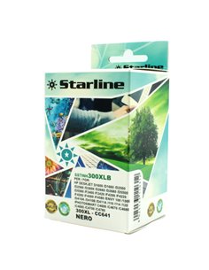 CARTUCCIA INK NERO PER PRINT C/HP 300XL JRHP300XLB STARLINE INKJET COMPATIBILI