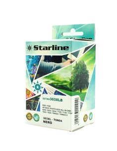 CARTUCCIA A GETTO D'INCHIOSTRO HP 303XL NERO JRHP303XLB STARLINE INKJET COMPATIBILI