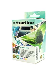 CARTUCCIA INK COLORI PER PRINT C/HP 343 JRHP343 STARLINE INKJET COMPATIBILI