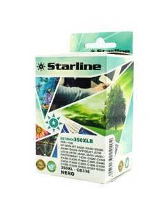 CARTUCCIA INK NERO PER PRINT C/HP 350XL JRHP350XLB STARLINE INKJET COMPATIBILI