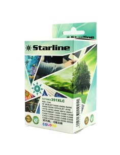 CARTUCCIA INK COLORI PER PRINT C/HP 351XL JRHP351XLC STARLINE INKJET COMPATIBILI