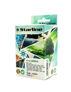 CARTUCCIA INK COLORE PER PRINT C/HP N. 62XL JRHP62XLC STARLINE INKJET COMPATIBILI