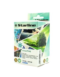 CARTUCCIA INK CIANO PER PRINT C/HP 711 JNHP711C STARLINE INKJET COMPATIBILI