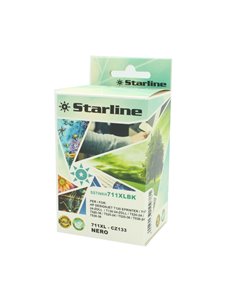 CARTUCCIA INK NERO PER PRINT C/HP 711 JNHP711B STARLINE INKJET COMPATIBILI